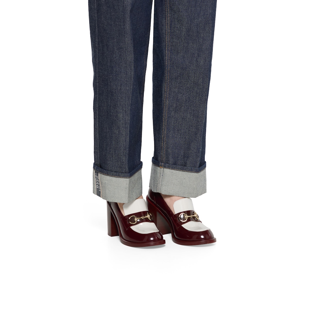 Gucci Women’s heeled loafer with Horsebit - Image 2